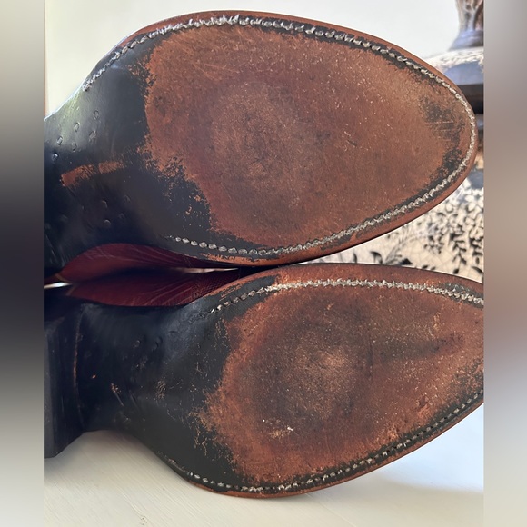Nocona Men’s Lizard Cowboy Boots size 8 D, Women’s 9.5/10 - Picture 6 of 16